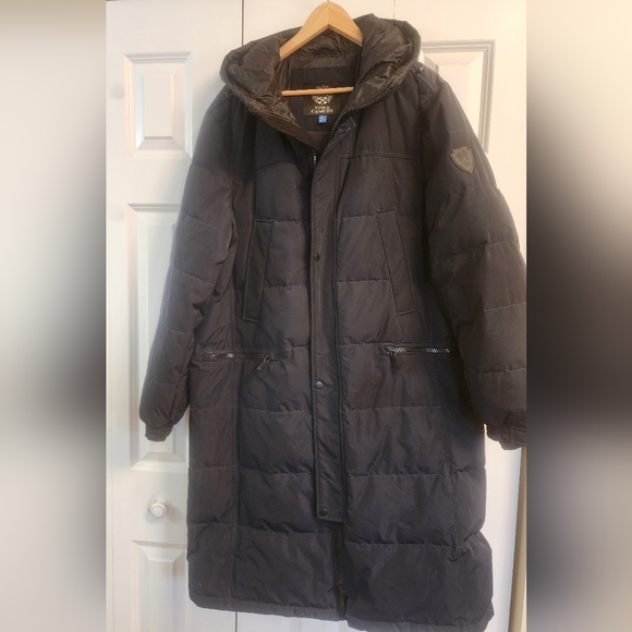 Size L Vince Comuto Men's Long Insulated Warm Winter Coat - Picture 6 of 12